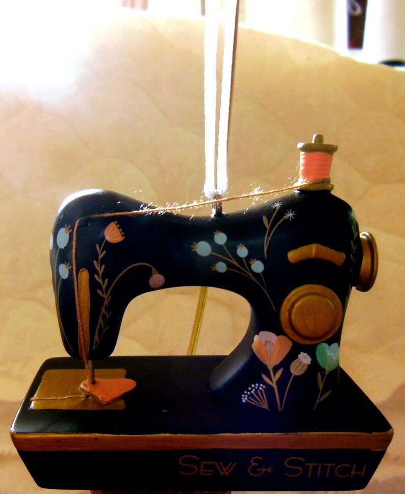 Sew & Stitch Sewing Machine Hallmark Ornament Floral 2020 - Etsy
