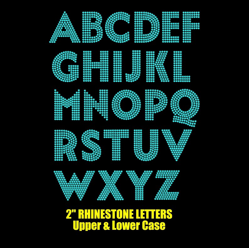 Iron on 2 Alphabet Transfer Letters Custom Iron on Etsy