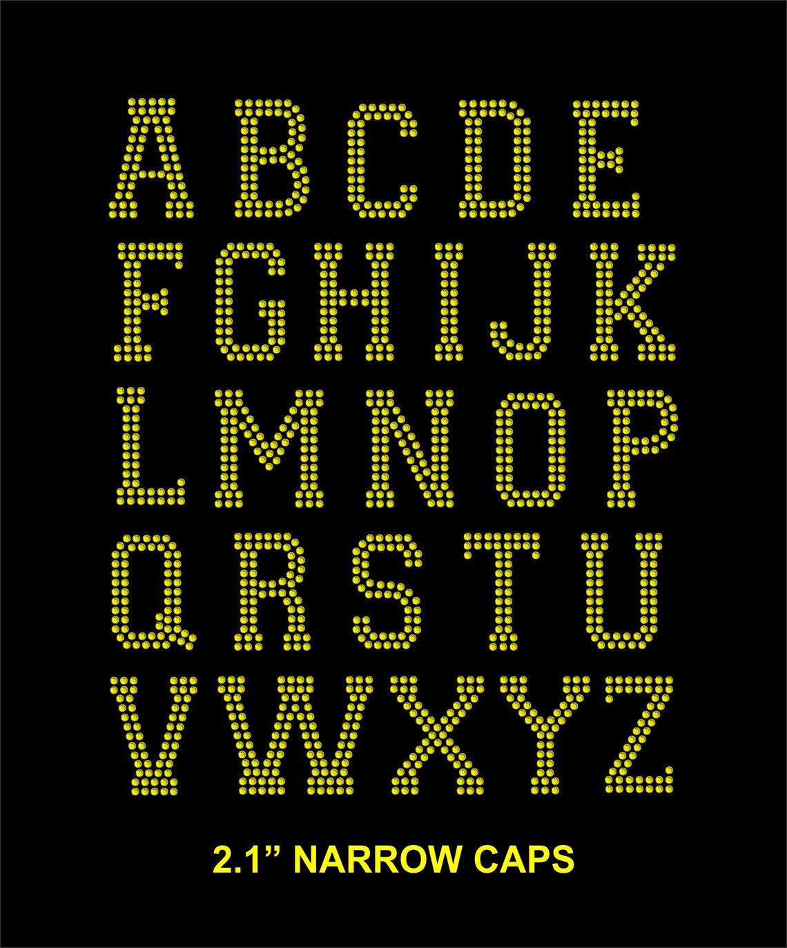 2 Iron On Transfer Letters Rhinestone Iron On Letters Etsy