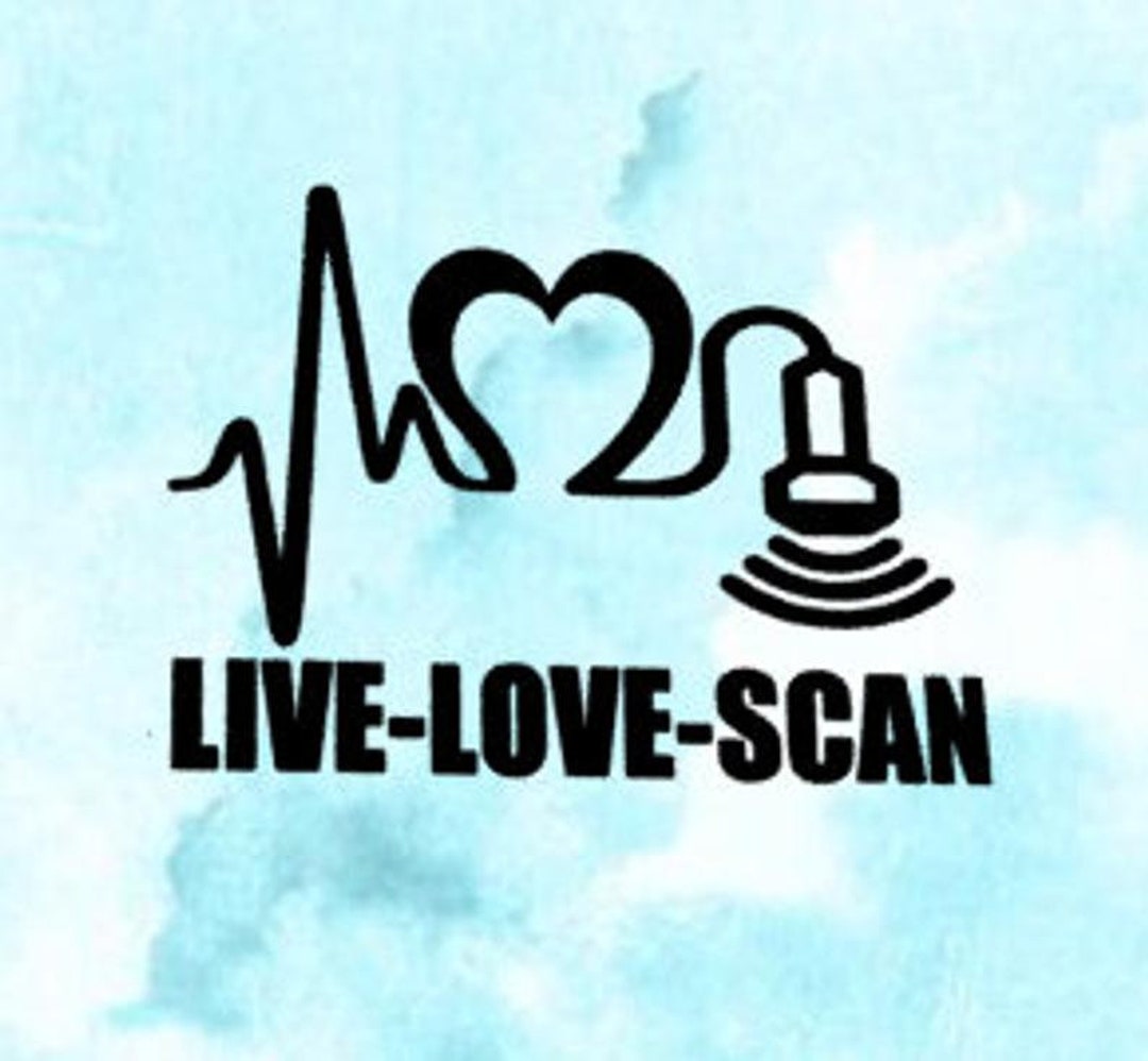 Live, Love, Scan Decal Etsy