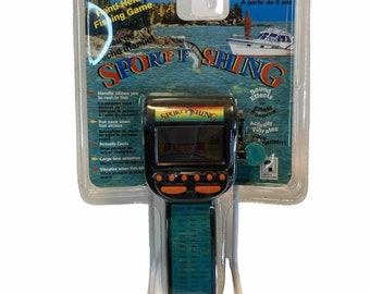 1998 VTG Sport Fishing Handheld Electronic Game by Playtoy Industries New/Sealed