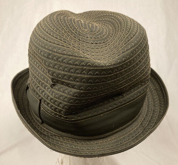 Vintage Authentic Stetson Pea Souper Green Fedora… - image 3