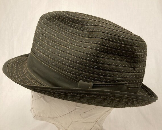 Vintage Authentic Stetson Pea Souper Green Fedora… - image 4