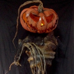Pumpkin Rot Inspired Prop, Pumpkin Halloween Scarecrow Prop ...
