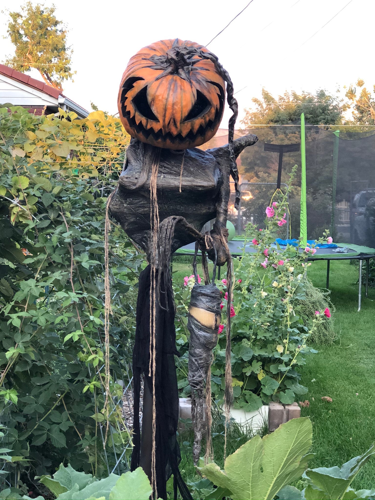 Rotting Pumpkin Prop Pumpkin Rot Inspired Prop, Pumpkin Halloween Scarecrow Prop ...