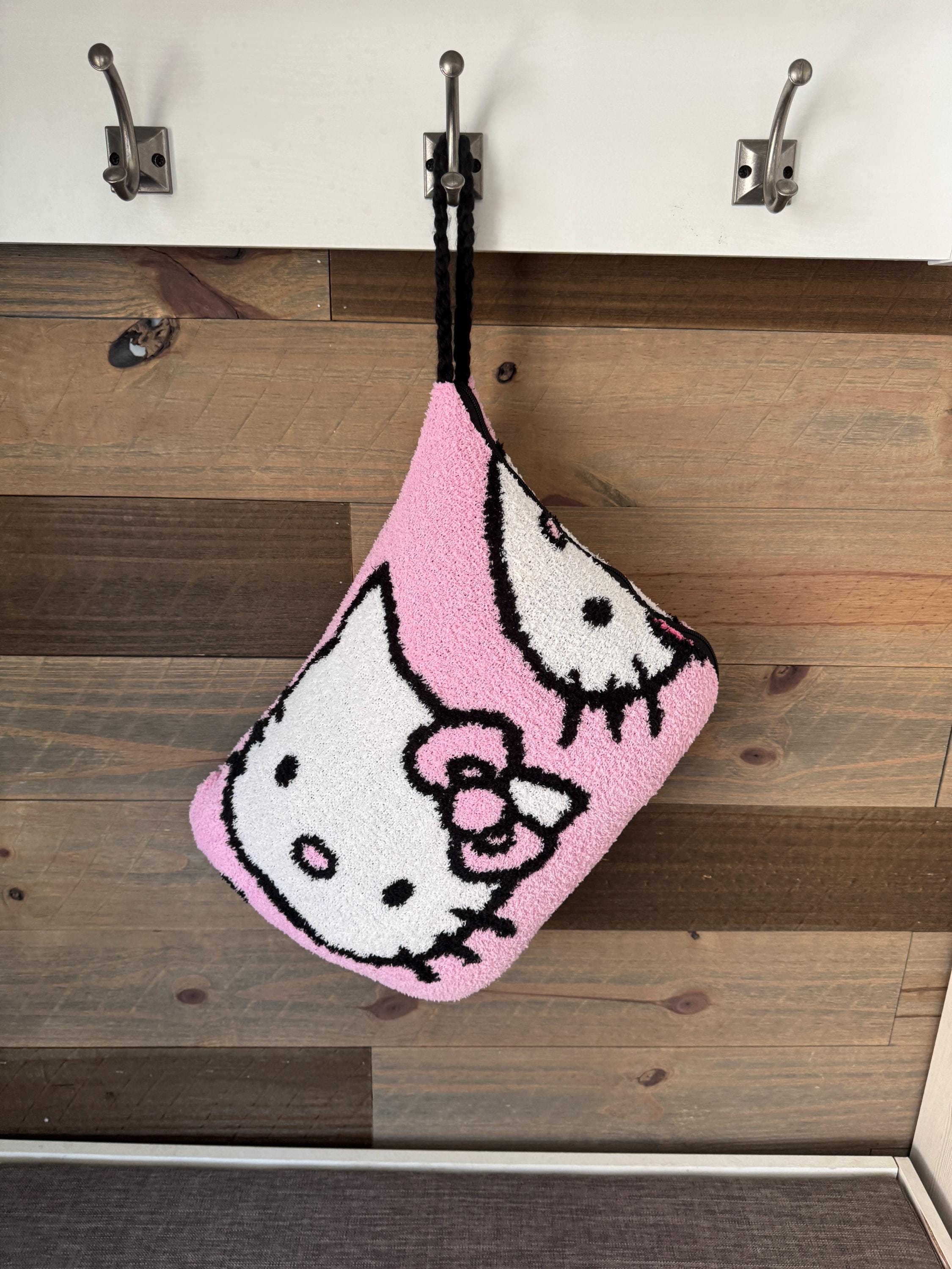 Hello Kitty Zip up Blanket Pillow With Handle (quillow) - Etsy