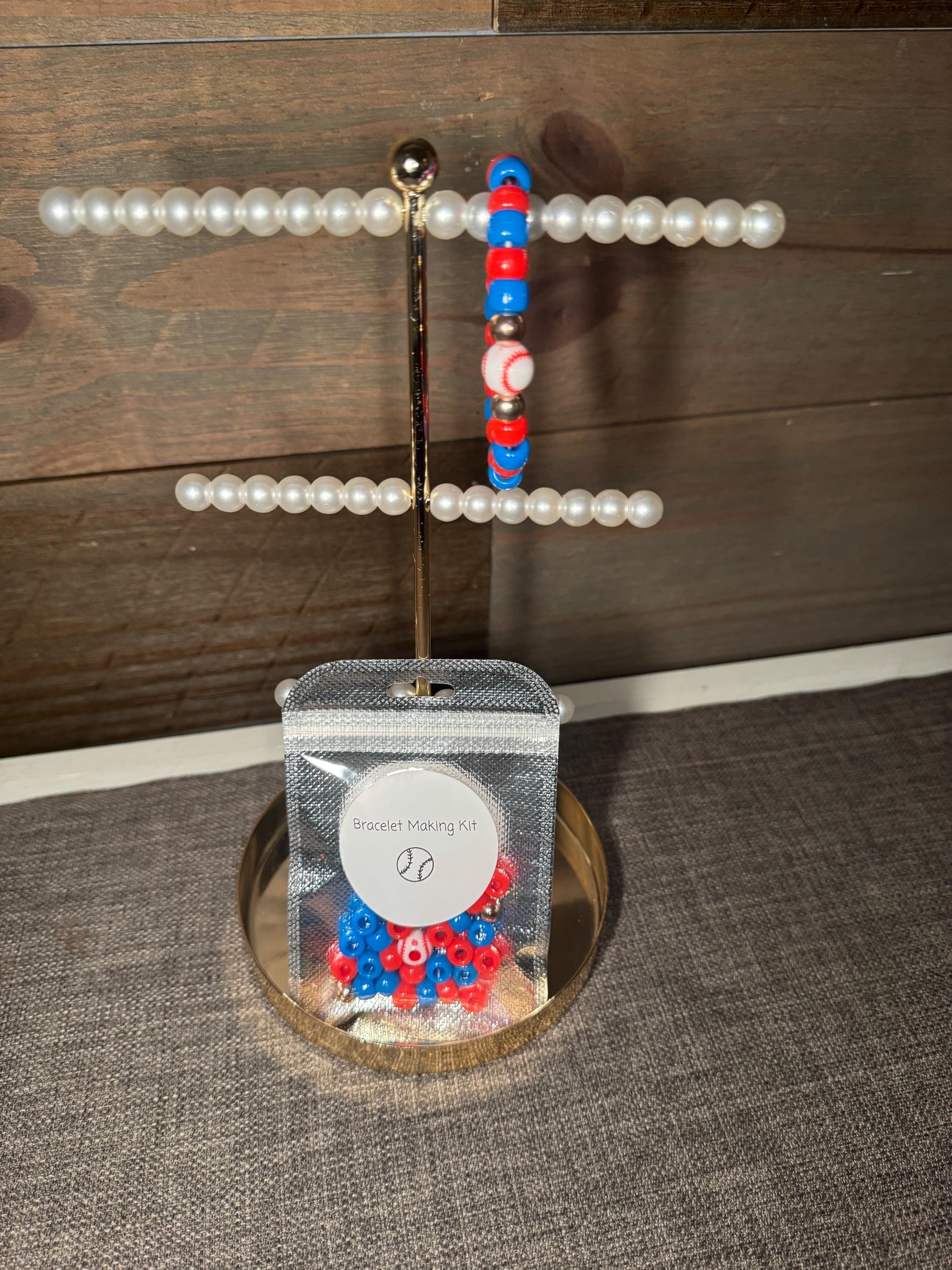 Baseball Bracelet Making Kit DIY Kids Craft Kit Sports Party Favor…