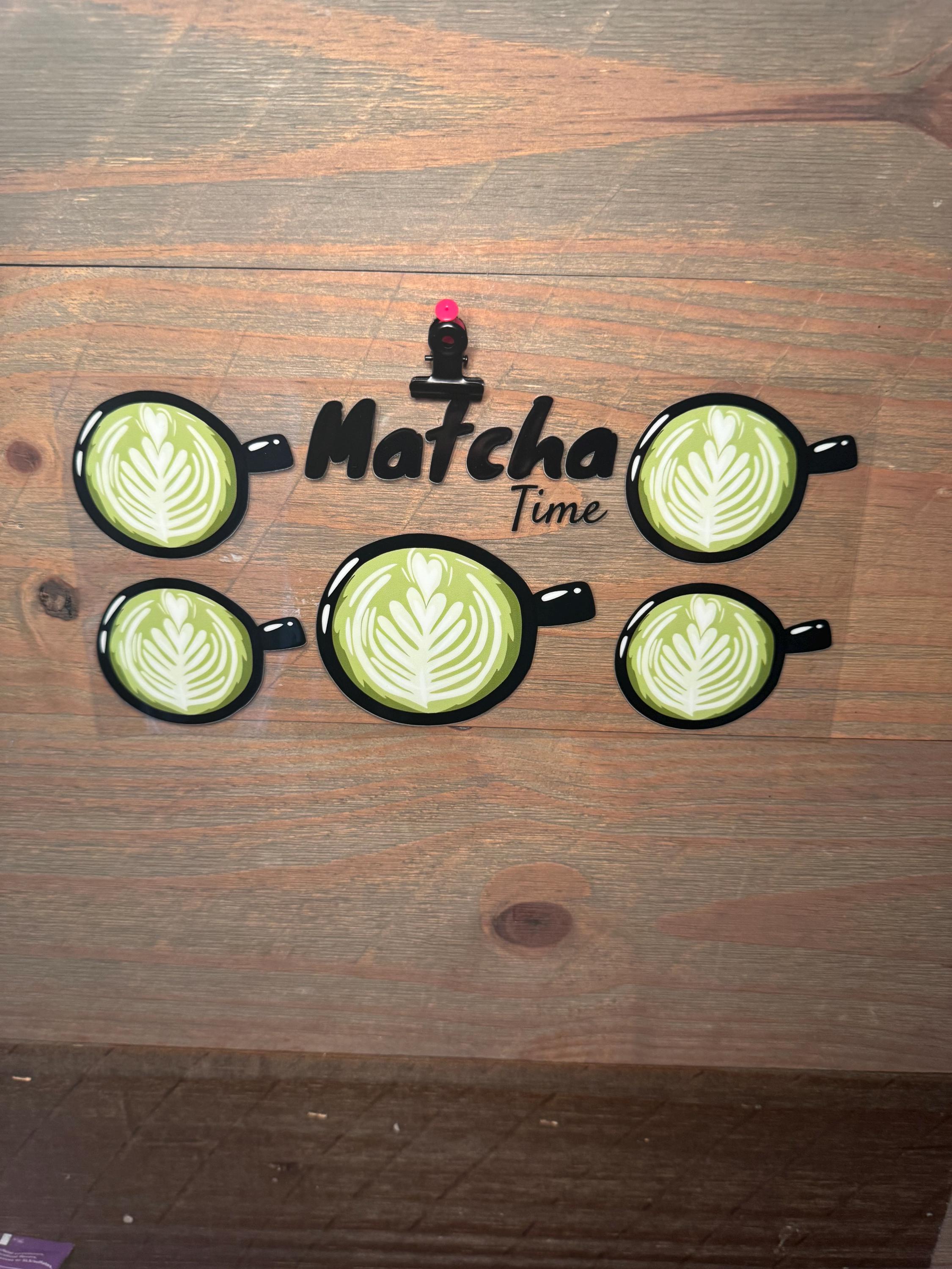 Matcha Decal for Glass - Etsy