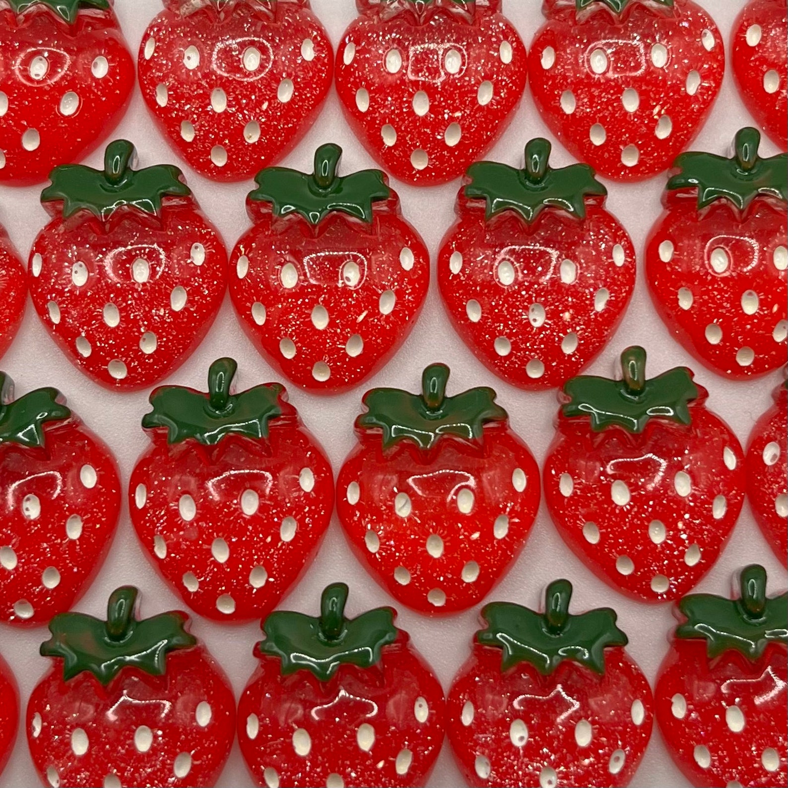 Strawberry Glitter Fruit Food Fridge Etsy