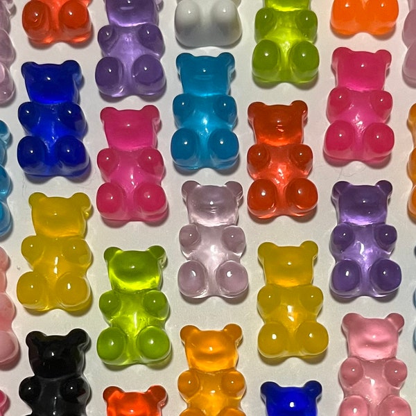 Gummy Bear Magnets, Funky Decor, Eclectic Decor, Food Magnets, Maximalist Decor, Colorful Fun Magnets, Rainbow Magnets, Cute Fridge Magnets
