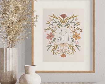 It Is Well Physical Print