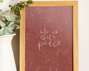 He Is Our Peace Physical Print