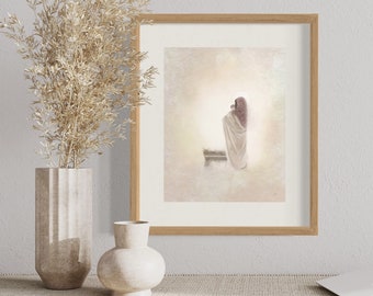 Sacred Moments- Mary & Baby Jesus Physical Art Print, Jesus Christ print, Jesus Wall Art, Jesus Wall Art, pictures of Christ, Christian art