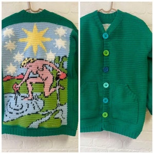 Star Pattern Pockets Button
Front Cardigan main image 1