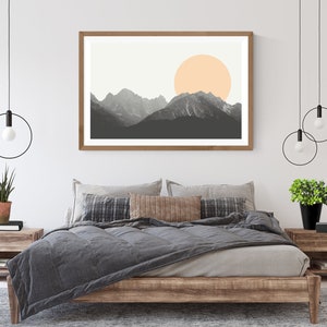 Mountain Wall Art Black White Abstract Mountain Wall Art Black White Wall Art Prints Mountain Modern Mountain Wall Art