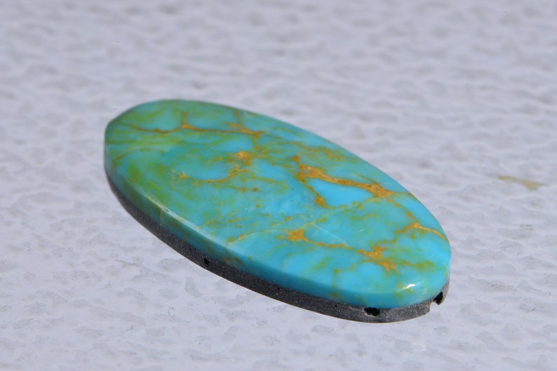 Kingman Turquoise Cabs 25x12x4.3mm Turquoise Cabochons Gemstone Hand Cut Turquoise Gemstone Cabochons