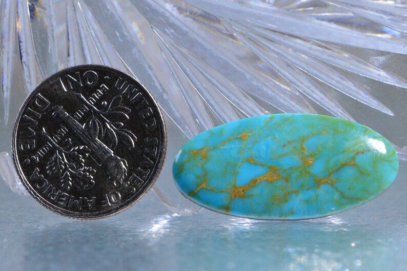 Kingman Turquoise Cabs 25x12x4.3mm Turquoise Cabochons Gemstone Hand Cut Turquoise Gemstone Cabochons