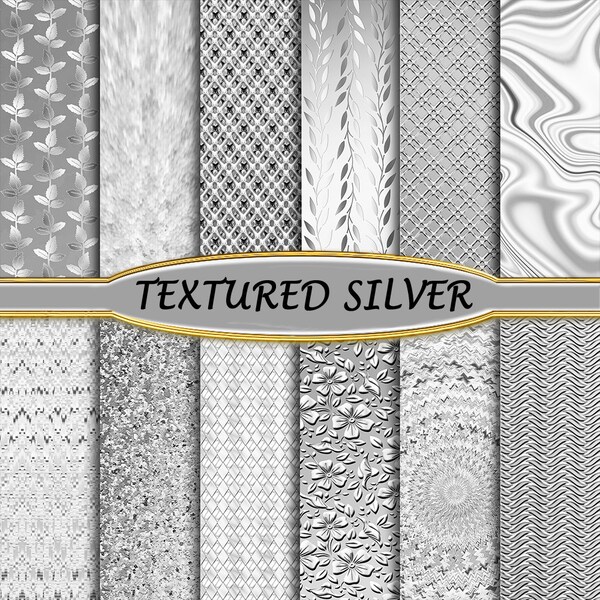 Textured Sterling Silver Sheet Etsy