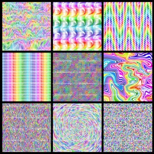 Rainbow Paper Set Wild Rainbows Digital Papers en 21 styles Images psychédéliques imprimables Fond Digi Tie Dye 12 Set E image 3