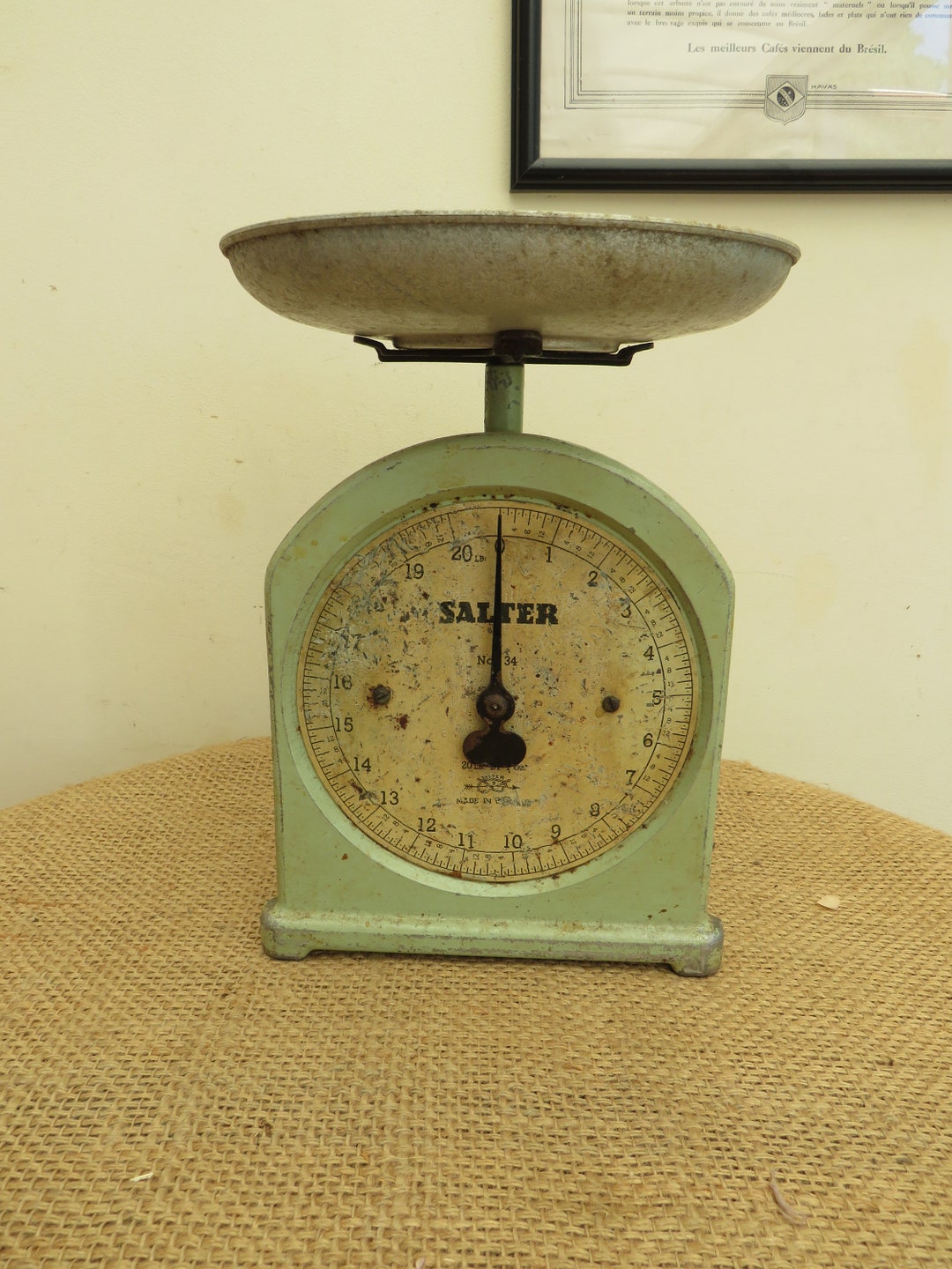 Vintage Set of Salter's Spring Balance Scales Number 34 Etsy UK