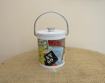 Mid-Century Retro Ice Bucket: 1970s Kitsch Barware