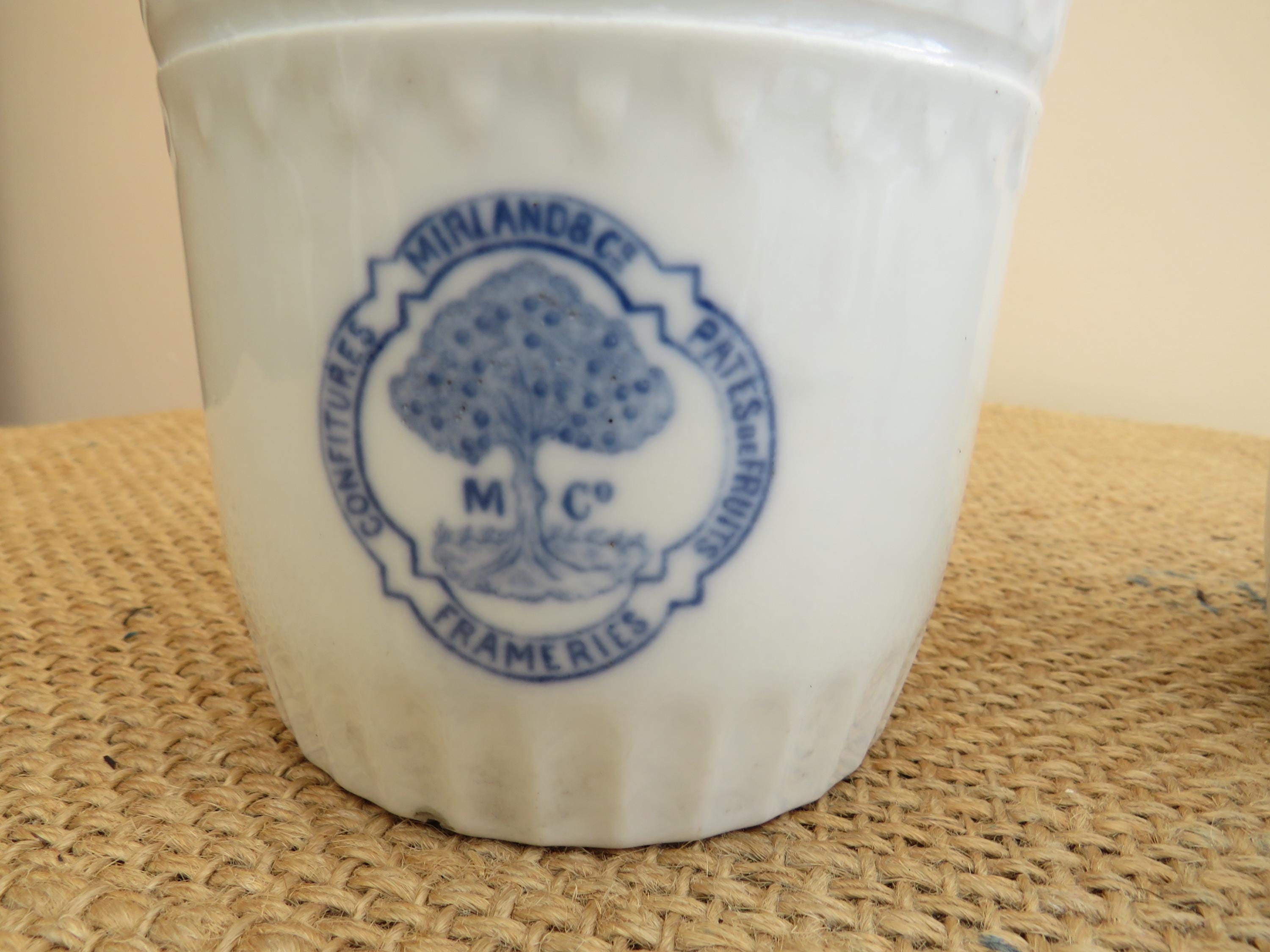 Vintage Mirland Ceramic Confiture Pot: French Belgian Jam Jar - Etsy