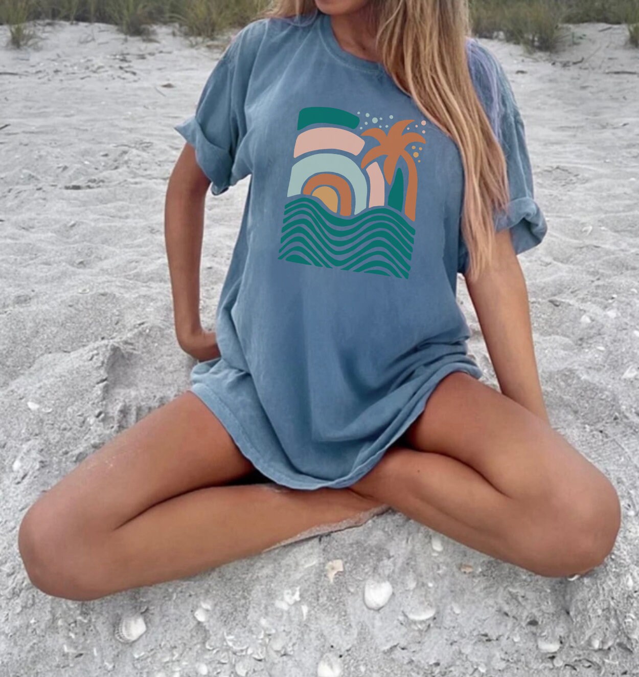 detaljer udskille tandlæge Retro Beach Shirt Comfort Colors Beach T-shirt Coconut Girl - Etsy