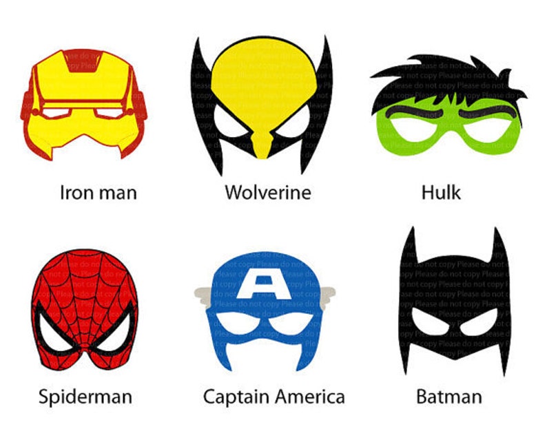 Prompt DL-6 Superhero Mask Slash-Out Birthday Get together -Printable - Jpeg information photograph relating to Captain America Mask Printable named Instantaneous DL-6 Superhero Mask Slash-Out Birthday Bash -Printable - Jpeg data files