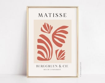 Matisse Terracotta Poster to Print