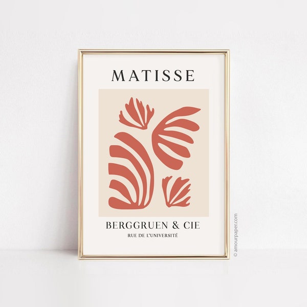 Matisse Terracotta poster to print