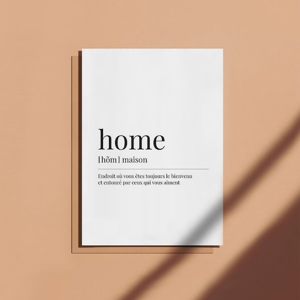 Carte postale Home [maison]