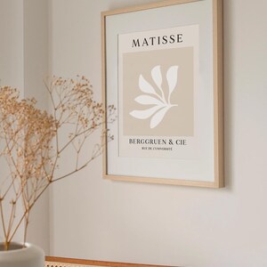 Affiche Matisse art abstrait à imprimer