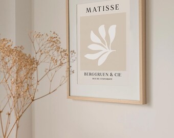 Matisse abstract art poster to print