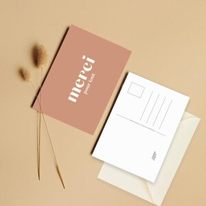 Carte postale Merci pour tout - remerciement image 2