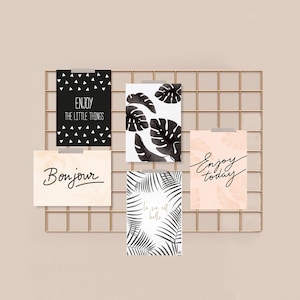 Lot de 5 cartes postales 100% good vibes