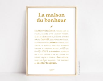 The House of Happiness Poster to print