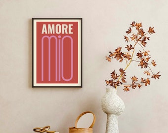 Affiche Amore Mio à imprimer