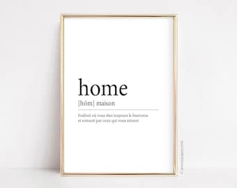 Home poster - A4