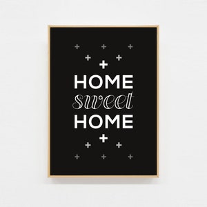 Carte postale Home sweet home - Format A6