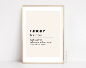 Love poster to print
