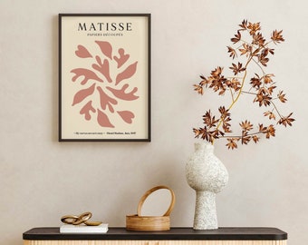 Matisse trendy poster cut-out papers to print