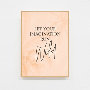 Carte postale Let your imagination run wild