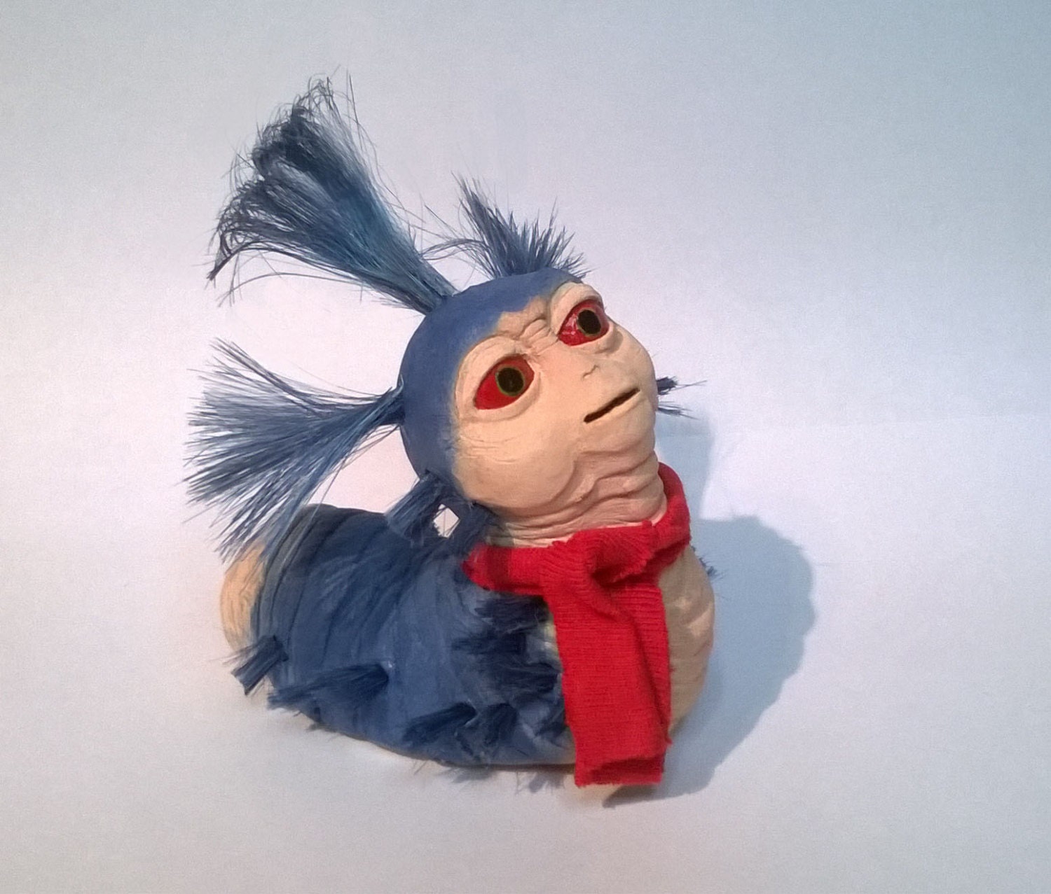 Labyrinth worm ello figure doll statue david bowie goblin king Etsy