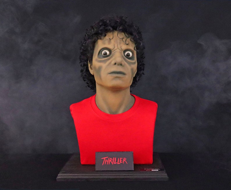 Michael Jackson Thriller Lifesize Zombie Bust Head Figure Statue Doll. Terror Bust. Etsy