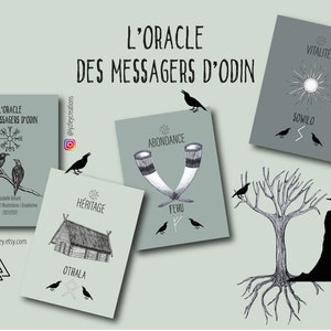 Oracle deck Runes Futhark LES MESSAGERS D'ODIN Édition limitée