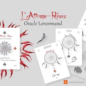 Oracle Petit Lenormand Deck L'ATTRAPE-REVES Édition limitée