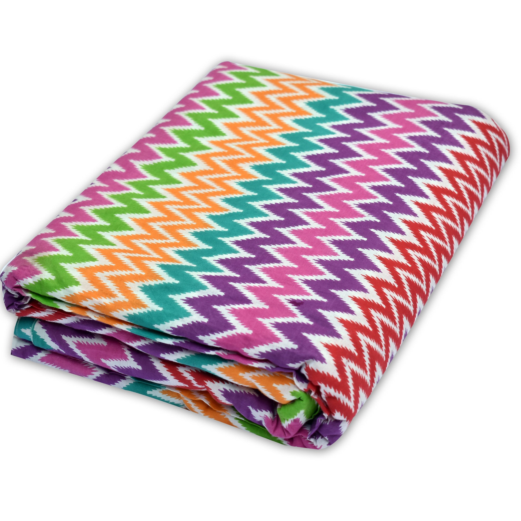 10 Yards Multi Color Geometric Print Fabric by Yard Sewing Etsy