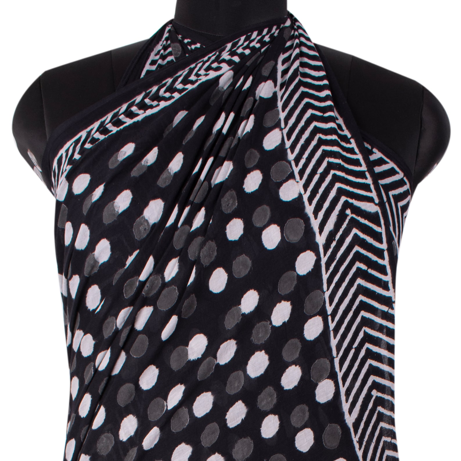 Black Sarong Wrap Sarong Beach Cover Up Light Cotton Resort Etsy