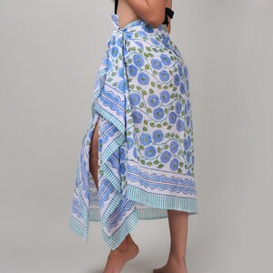 blue sarong