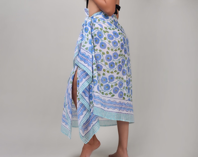 blue sarong